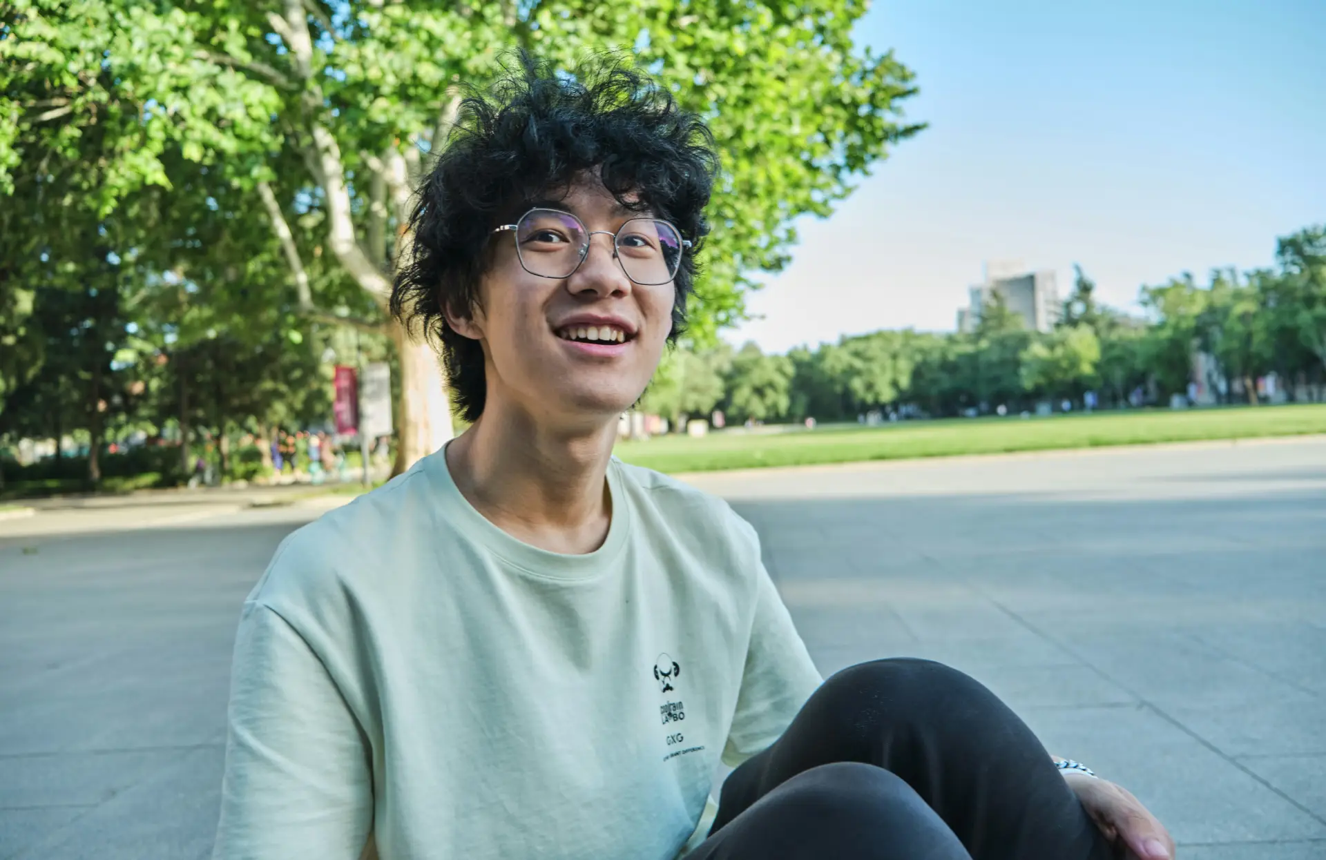 Teenaged boy smiling to camera Teenaged boy smiling to camera